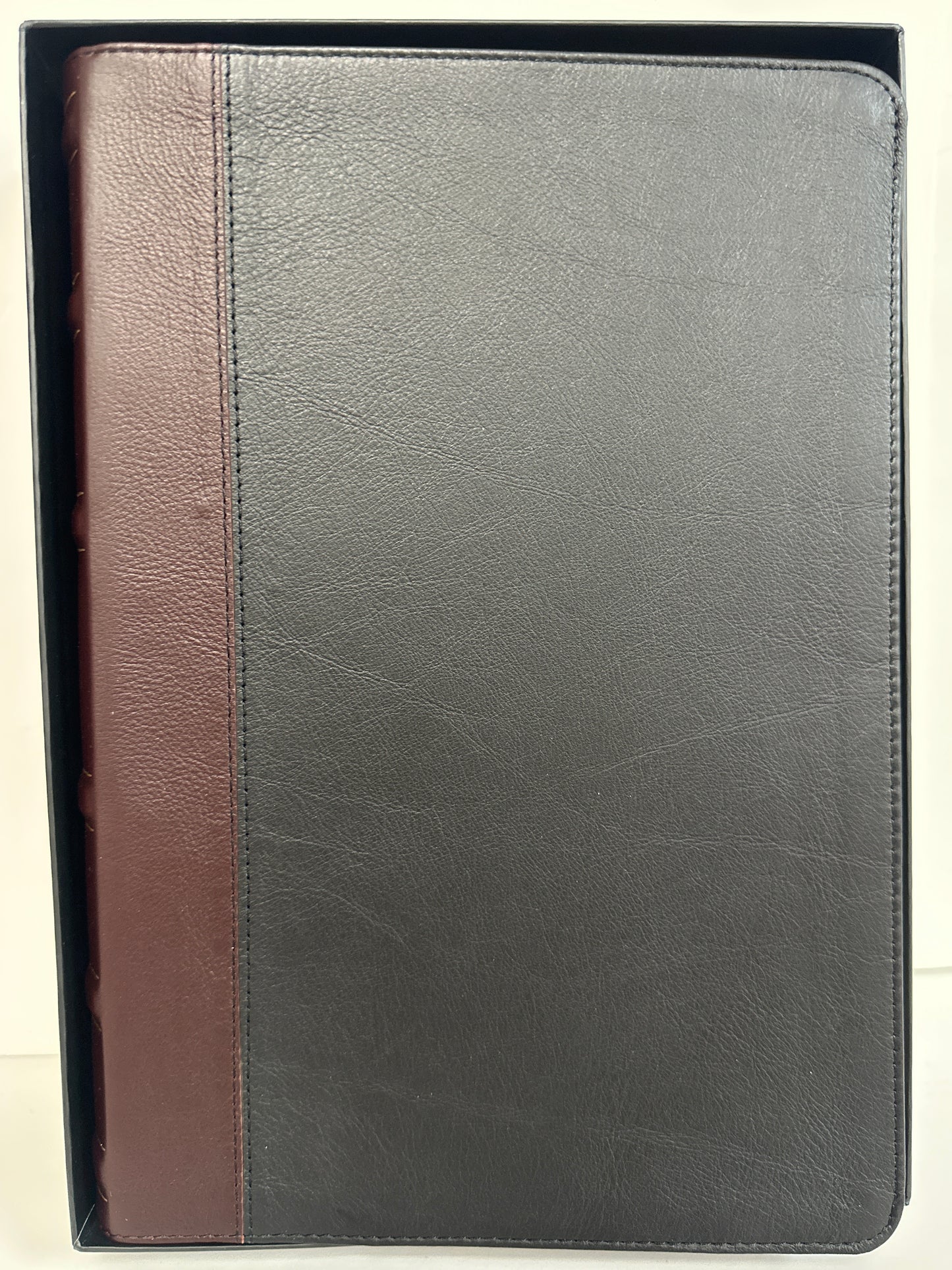 KJV LG PR LTHR STUDY BIBLE BLK-8941