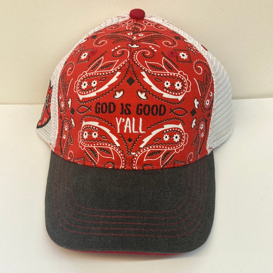 Y'ALL BANDANA GRACE/TRUTH CAP-5881