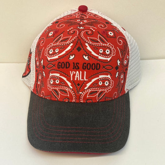 Y'ALL BANDANA GRACE/TRUTH CAP-5881