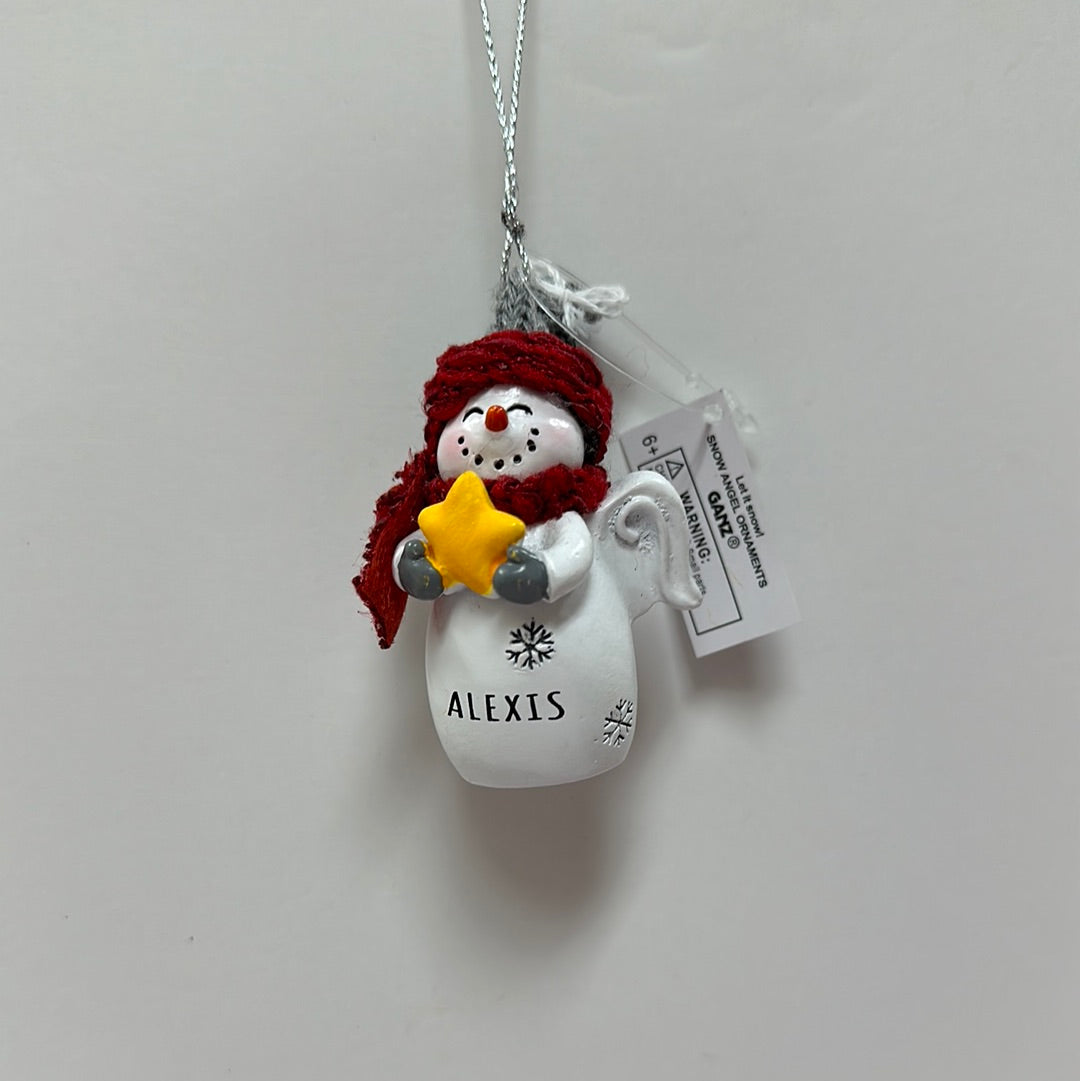 ALEXIS SNOW ANGEL ORNAMENT-5930