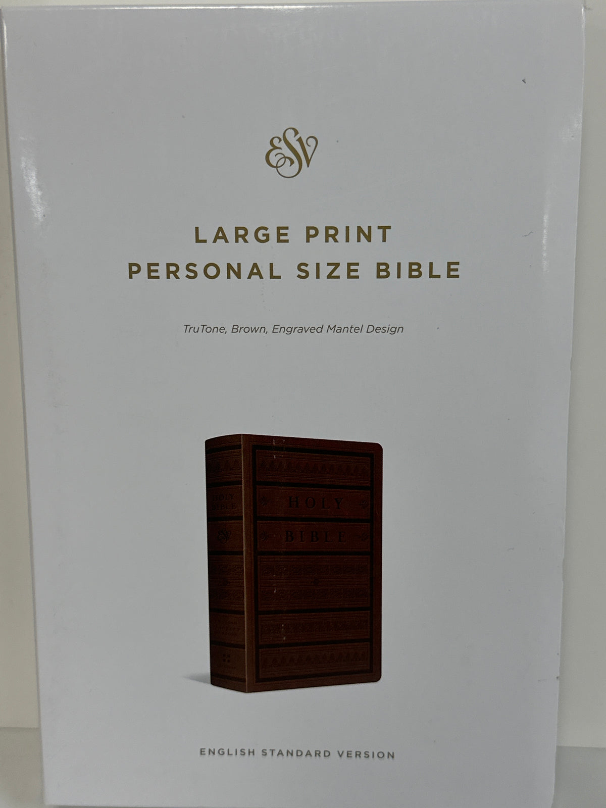 ESV LARGE PRINT PERSONAL SIZE BIBLE BROWN-5909