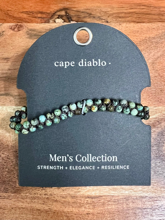 AF TURQUOISE MENS BRACELET-3628