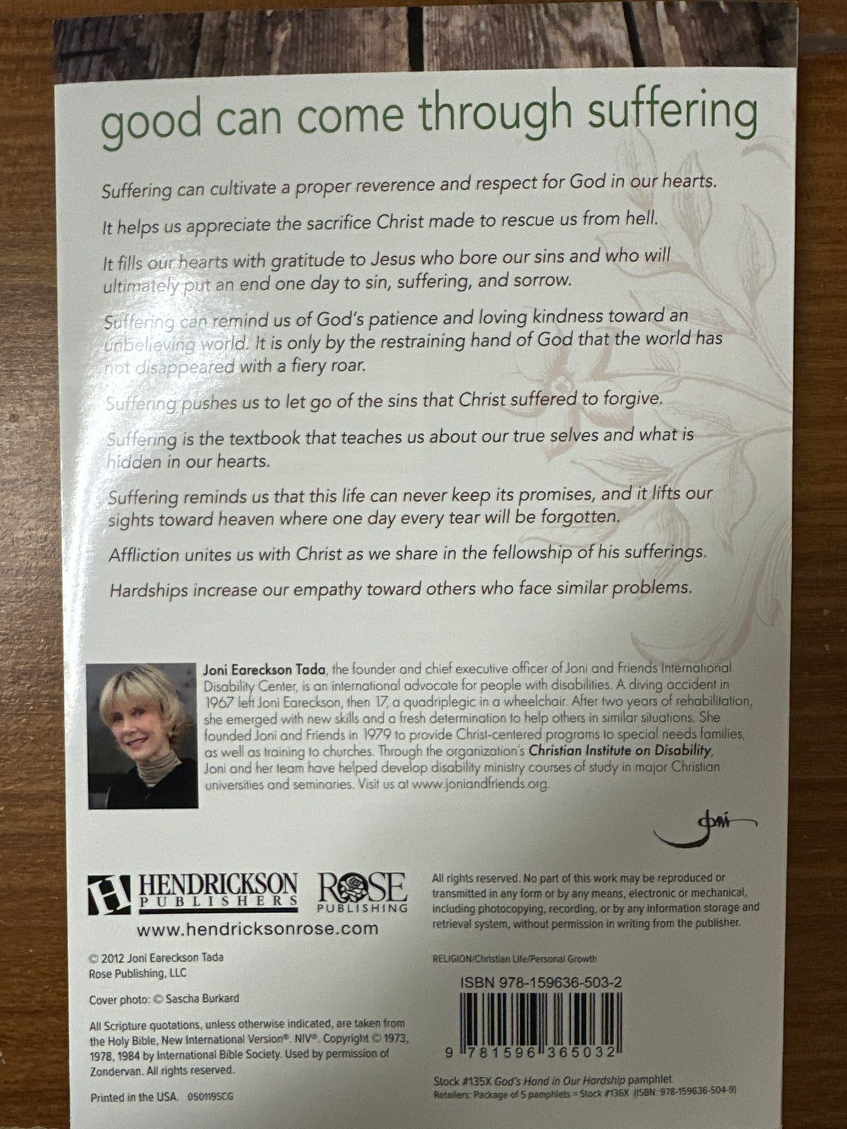 GOD'S HAND IN OUR HARDSHIP PAMPHLET-5032