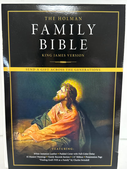 KJV  HOLMAN FAMILY BIBLE WHITE-4640