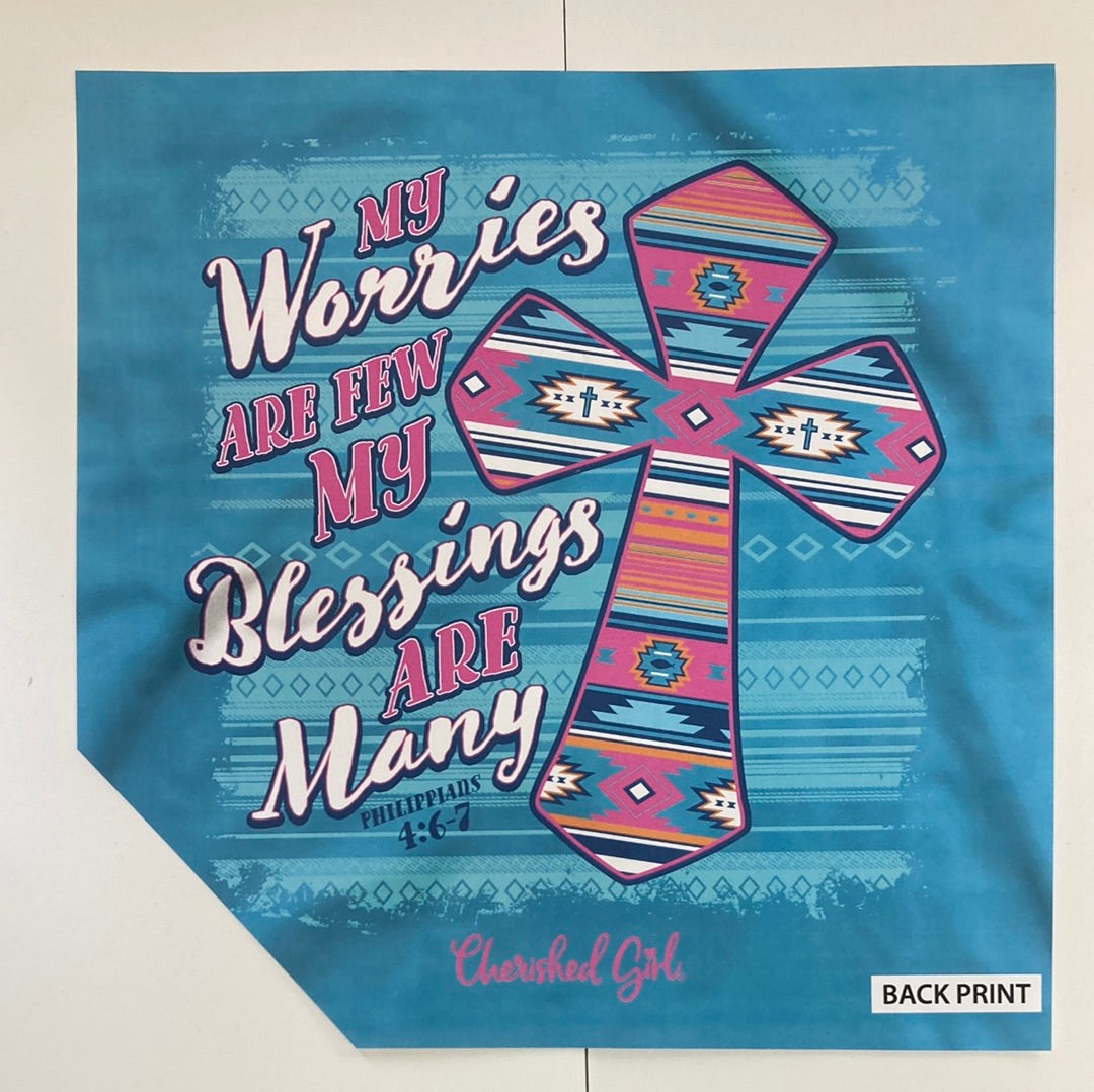 SERAPE CROSS CHER GIRL TEE MED-5486