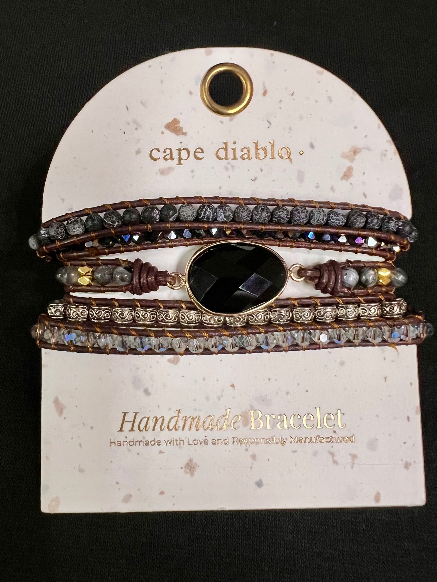 ONYX MP WRAP BRACELET-3263