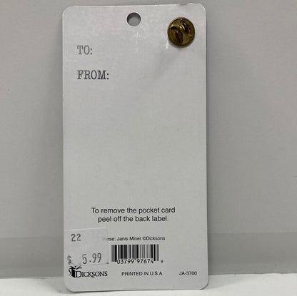 GOD SHED POCKETCARD/LAPEL PIN-6749