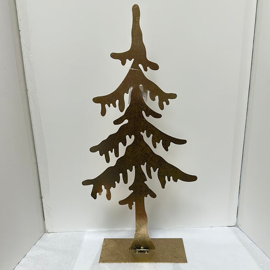 METAL LASER CUT GOLD TREE-7718