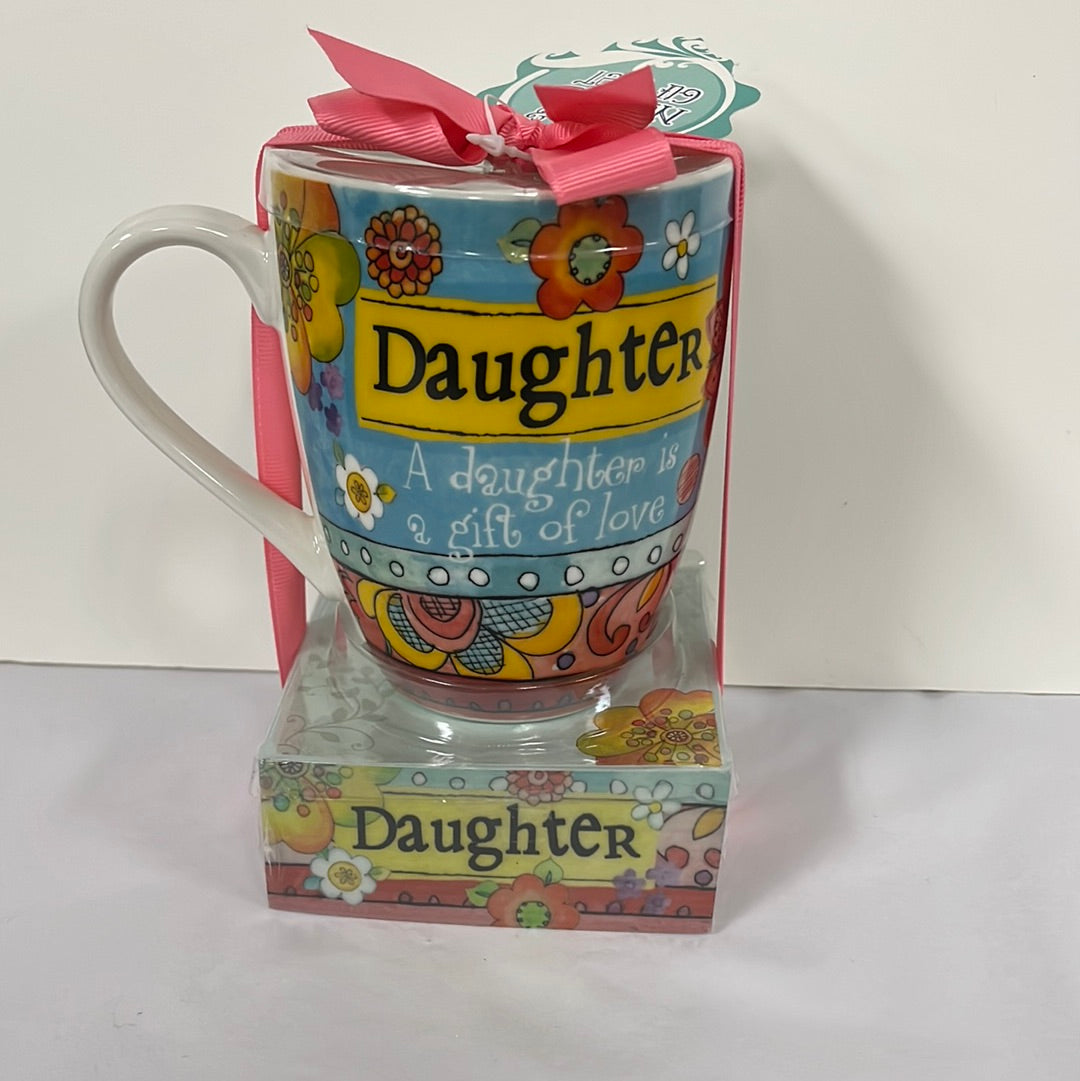 DAUGHTER MUG W/MEMO PAD-7789