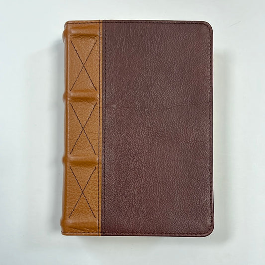 KJV COMPACT LG PR LTH BIBLE TAN-3894