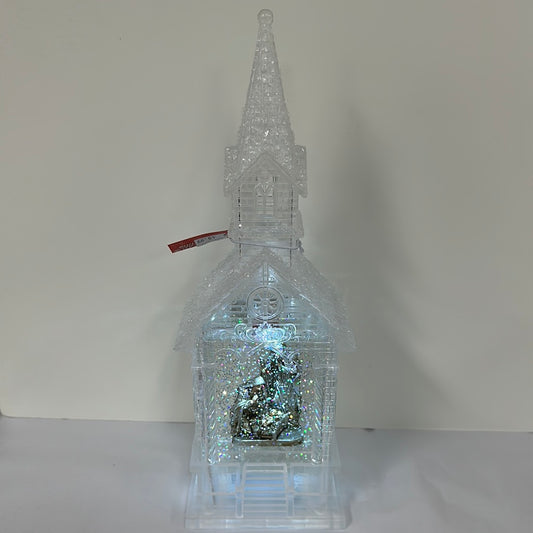 CLEAR SWIRL LED CHURCH-8956