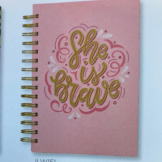SHE IS BRAVE PINK JOURNAL-0954