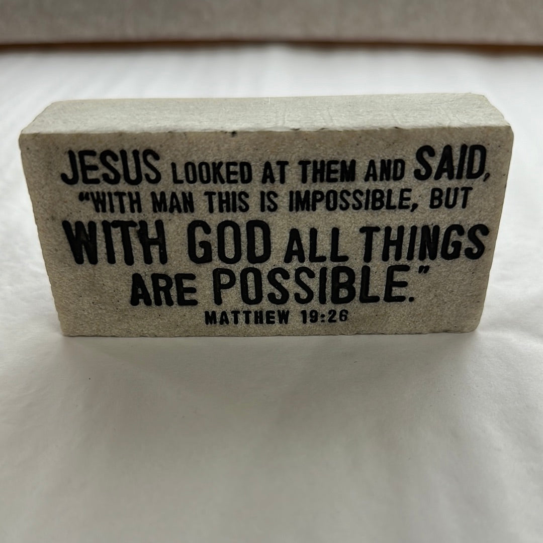 WITH GOD ALL THINGS SCRIPTURE BLOCK-6082