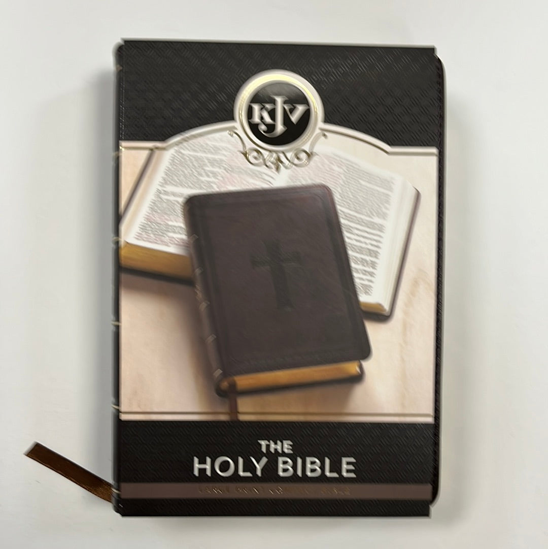 KJV COMP LG PR LL BROWN BIBLE-9560