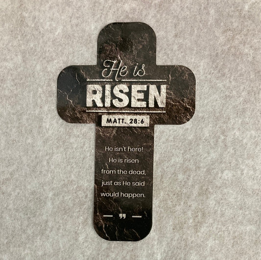 HE IS RISEN CROSS BKM-1559