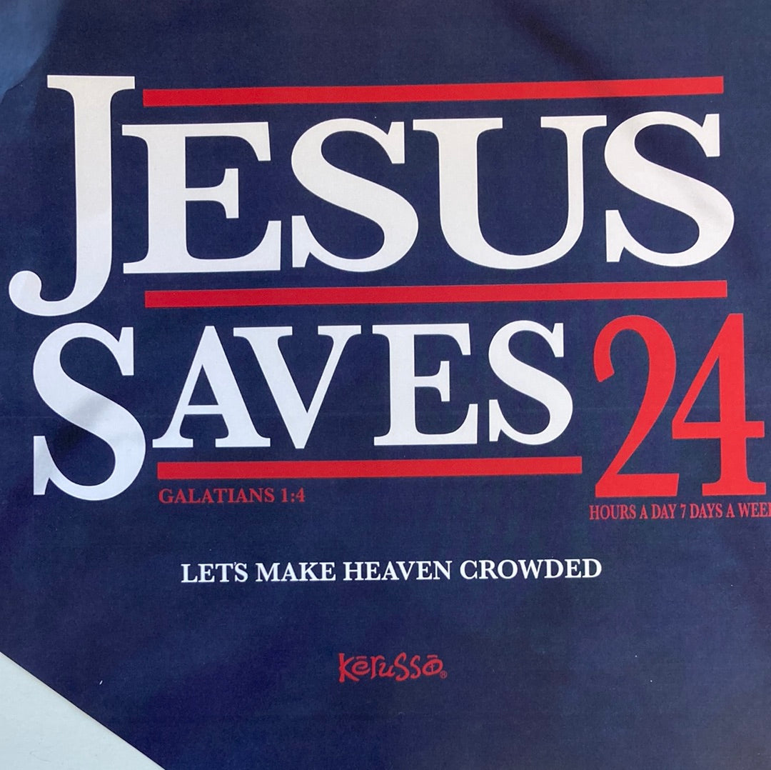 JESUS SAVES '24 ADULT TEE XL-3970