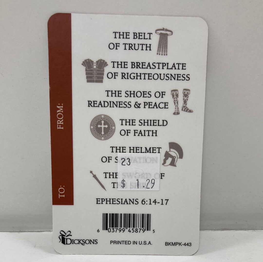 FULL ARMOR OF GOD POCKETCARD-8795