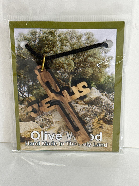 OLIVE WOOD NECKLACE-2512