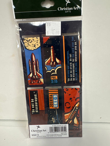 BE STRONG MAGNETIC BOOKMARKS-0254