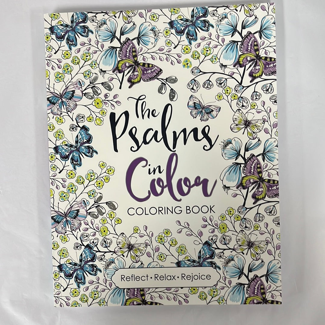 THE PSALMS IN COLOR COLORING BK-5968