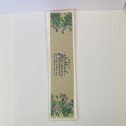 STRENGTH & DIGNITY BOOKMARK-3498