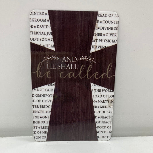 AND HE SHALL BE CALLED PKT CARD-7055
