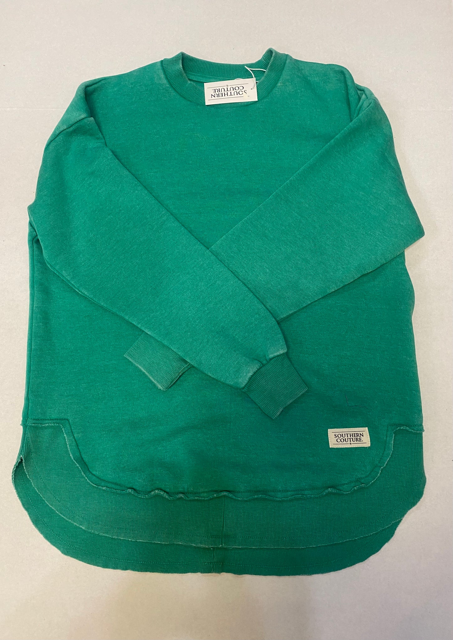 SOUTHERN COUTURE COMFY PULLOVER GREEN MEDIUM-3144