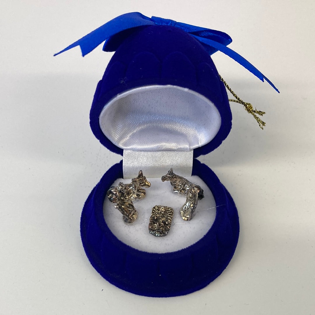 NATIVITY 5PC/BELL GIFT BOX-0494