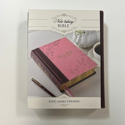 KJV NOTE TAKING PINK/BR BIBLE-6619