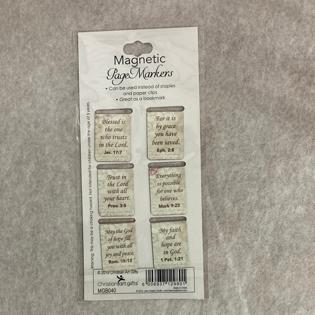 BUTTERFLY BLESSINGS MAGNETIC BOOKMARKS-9801