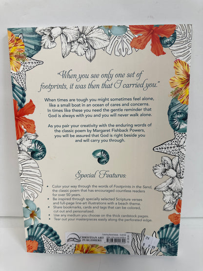 FOOTPRINTS IN THE SAND COLORING BOOK-0399