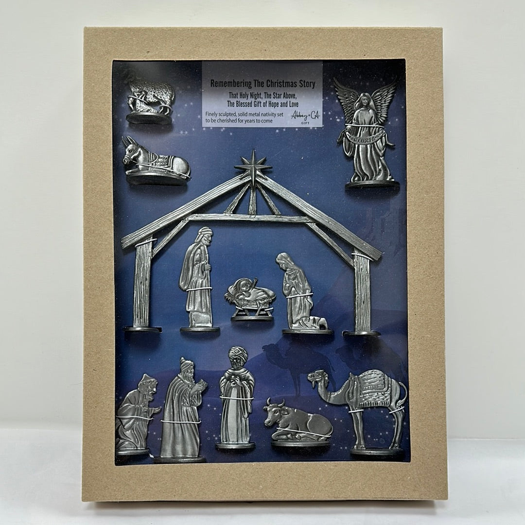 NATIVITY FIGURINE SET 12 PC-8113
