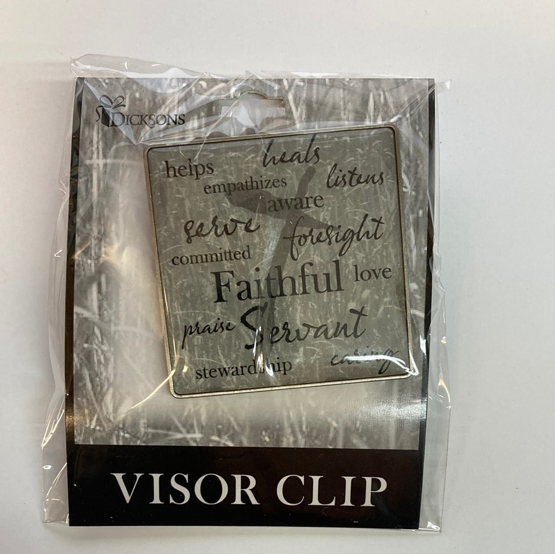 FAITHFUL SERVANT VISOR CLIP-9278