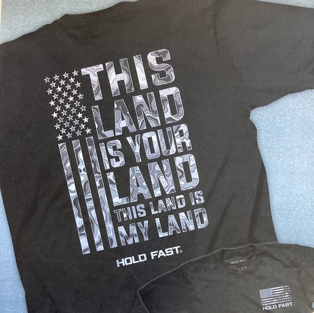 THIS LAND HOLD FAST TEE MED-6582