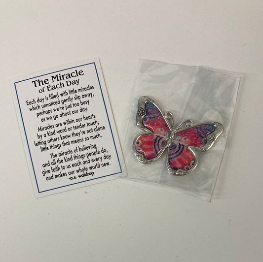 MIRACLE OF EACH DAY B'FLY CHARM-9978