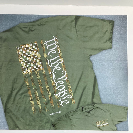 WE THE PEOPLE CAMO HOLD FAST TEE LG-6476