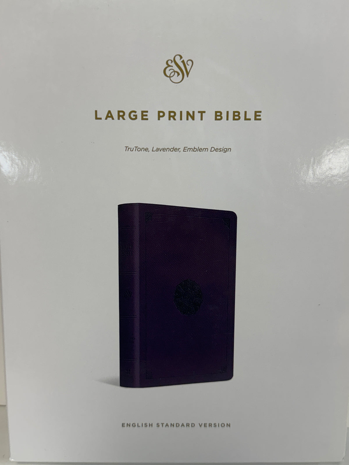 ESV LARGE PRINT BIBLE LAVENDER-6936