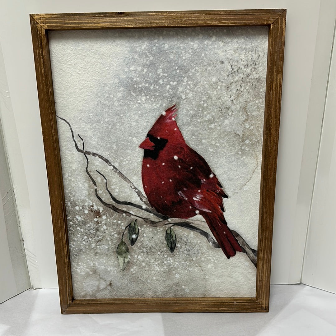 CARDINAL PLAQUE-6191