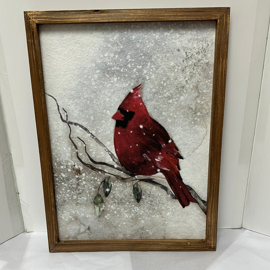 CARDINAL PLAQUE-6191