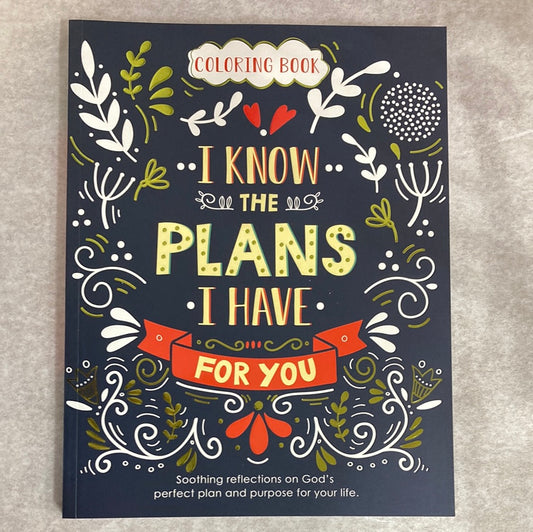 I KNOW THE PLANS COLORING BOOK-3283