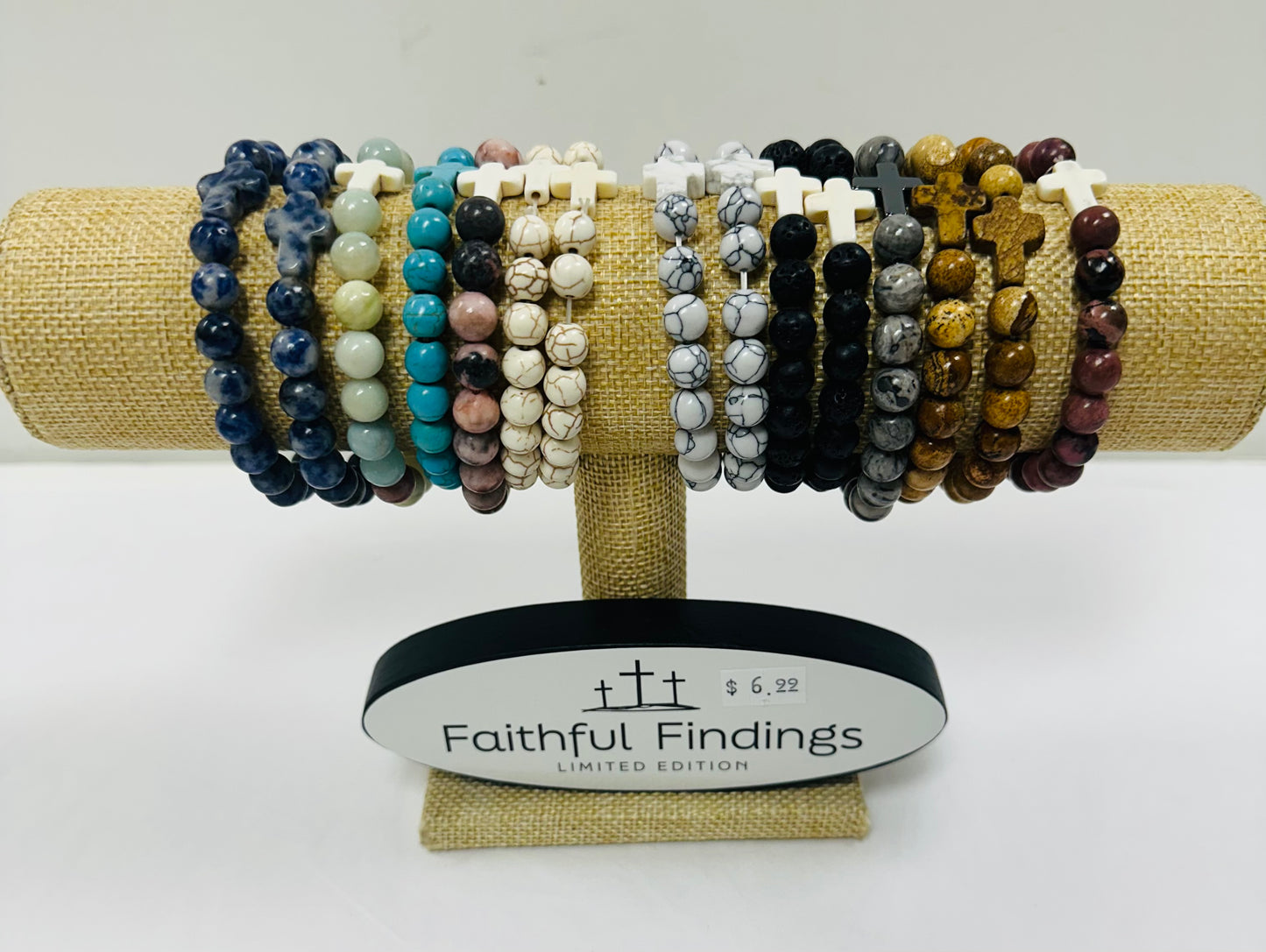 FAITHFUL FINDINGS MEN'S STONE BRACELETS-3538