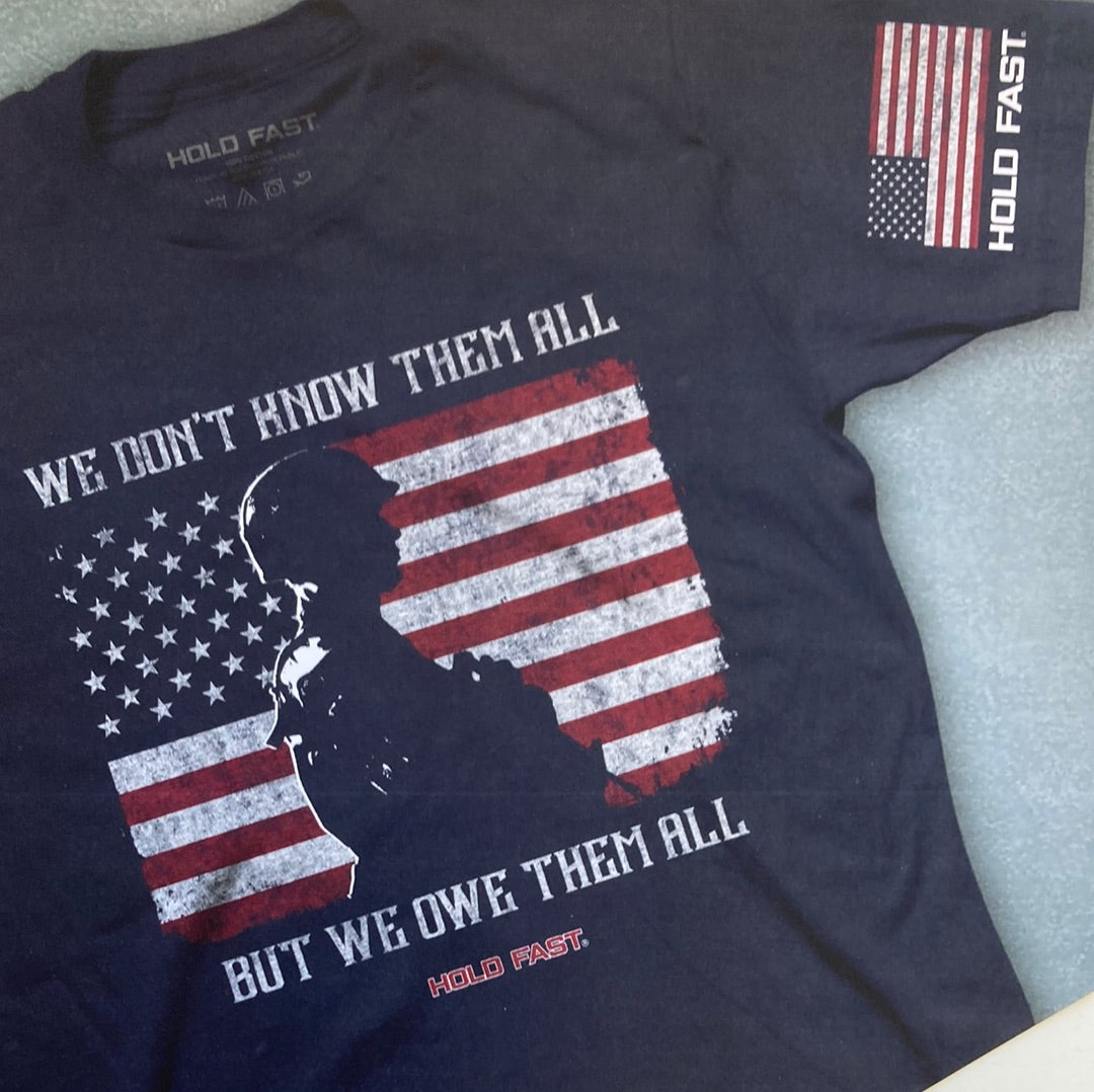 OWE THEM ALL HOLD FAST TEE XL-1439