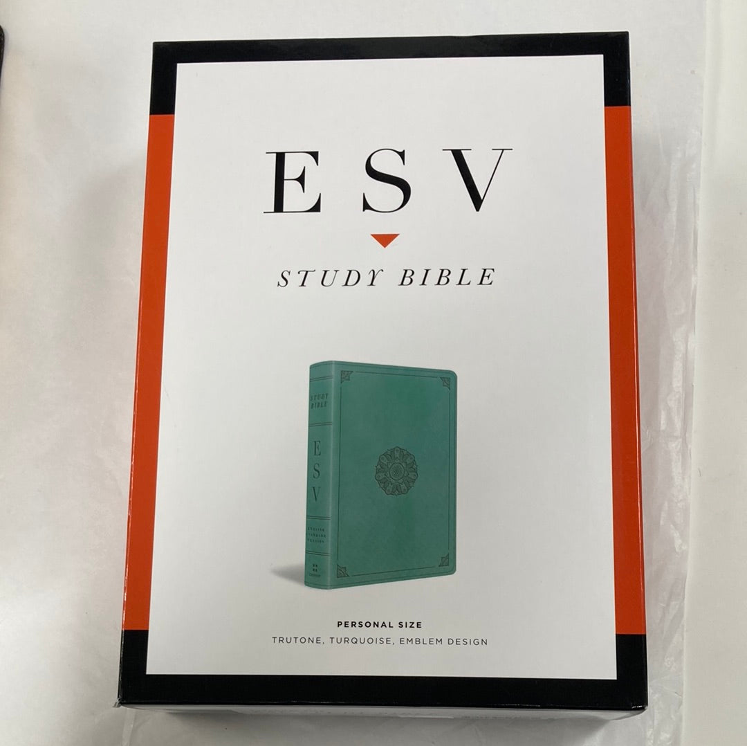 ESV STUDY BIBLE PERS SIZE TURQ-0781