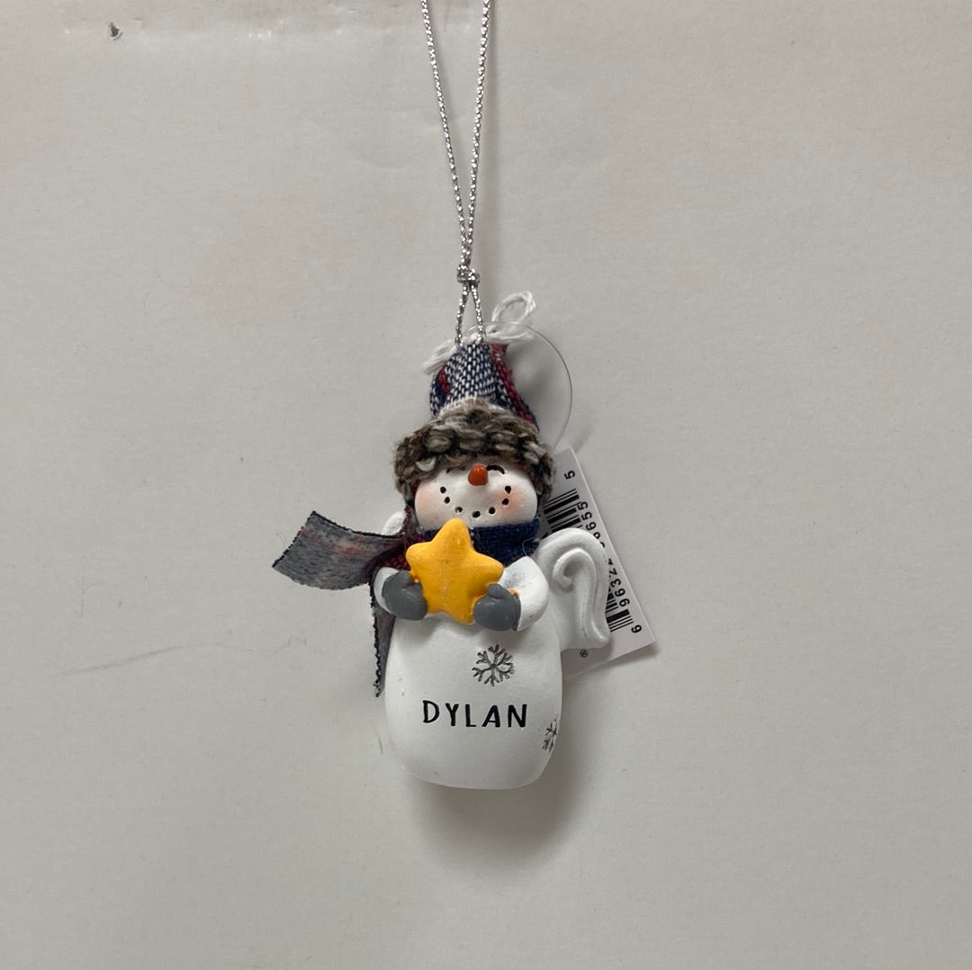 DYLAN SNOW ANGEL ORNAMENT-6555