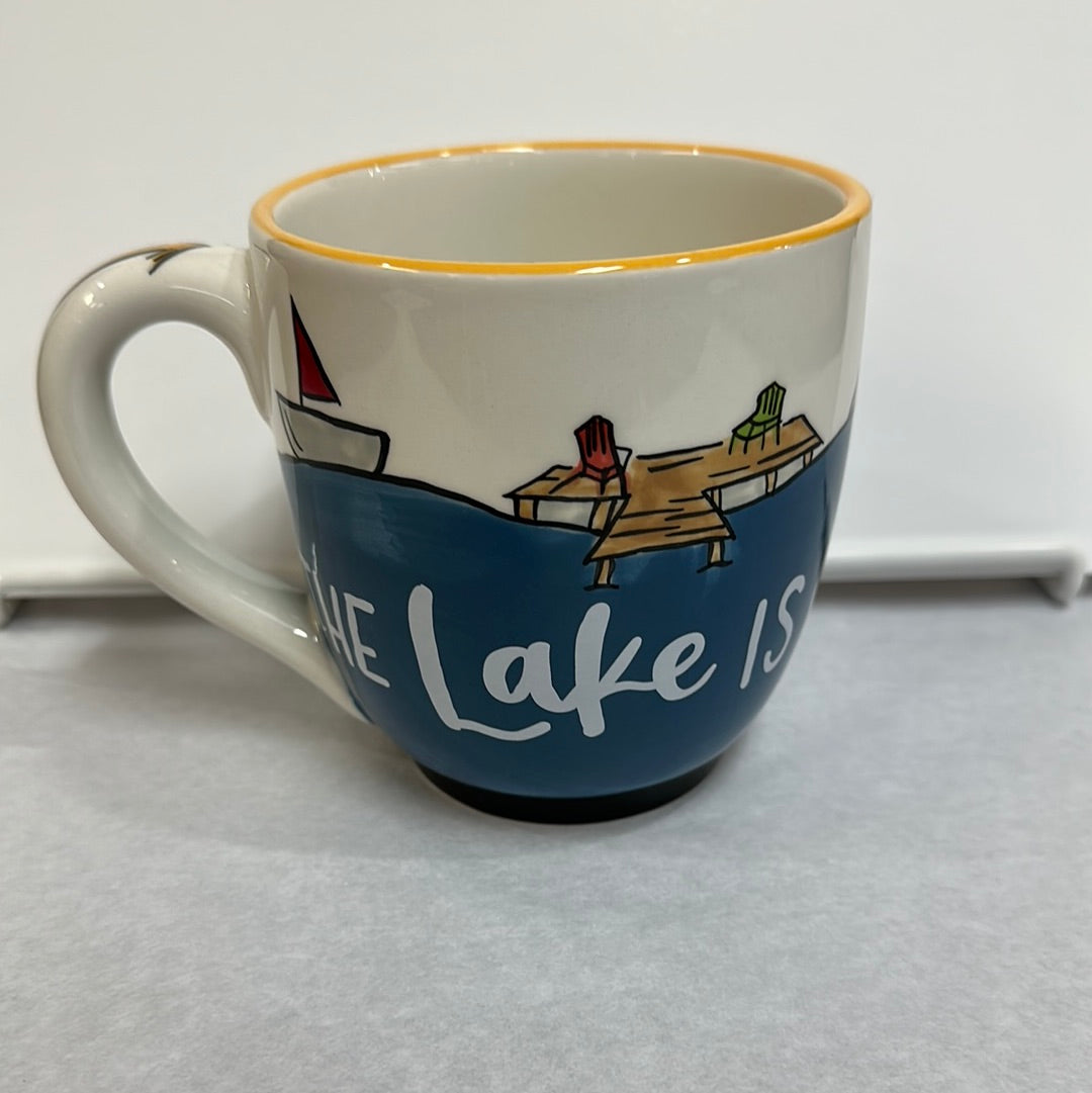 LAKE IS MY HAPPY PLACE MUG-4207