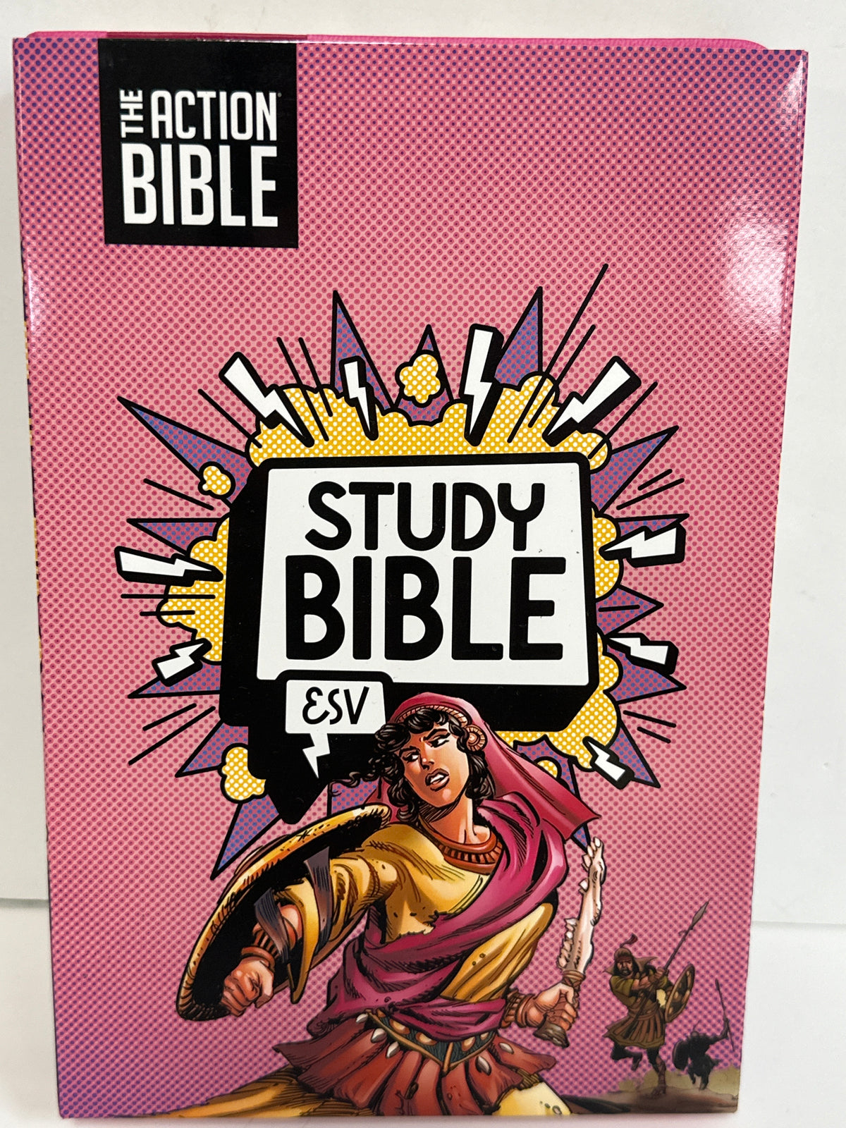 ESV THE ACTION STUDY BIBLE PINK-7463