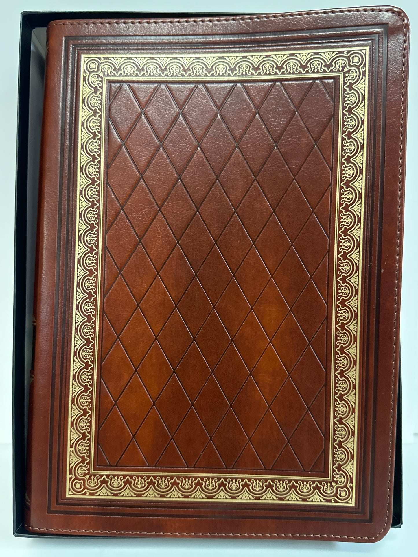 KJV STUDY BIBLE SADDLE TAN/DIAMOND-2187