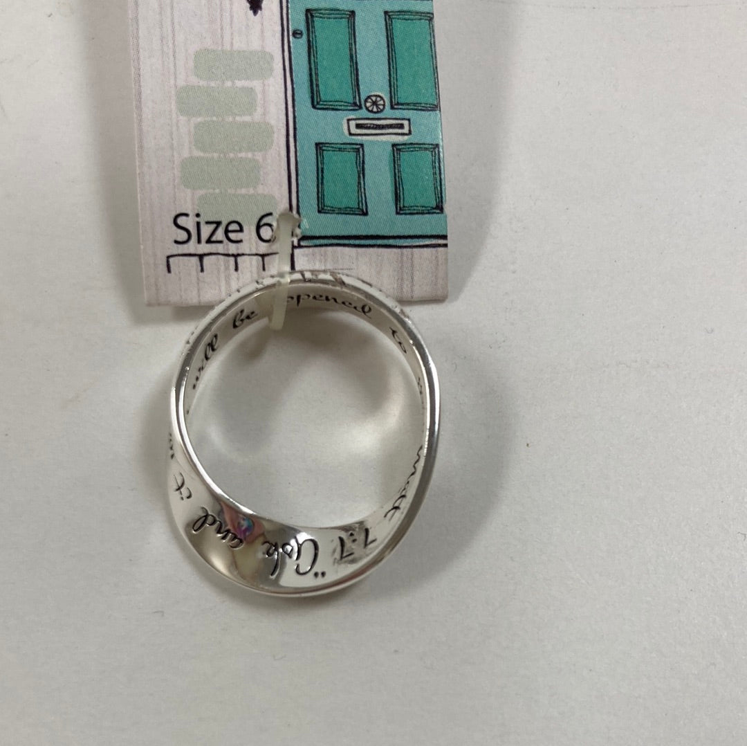 MATT 7:7 WIDE MOB SP RING SZ 6-3777 : 6
