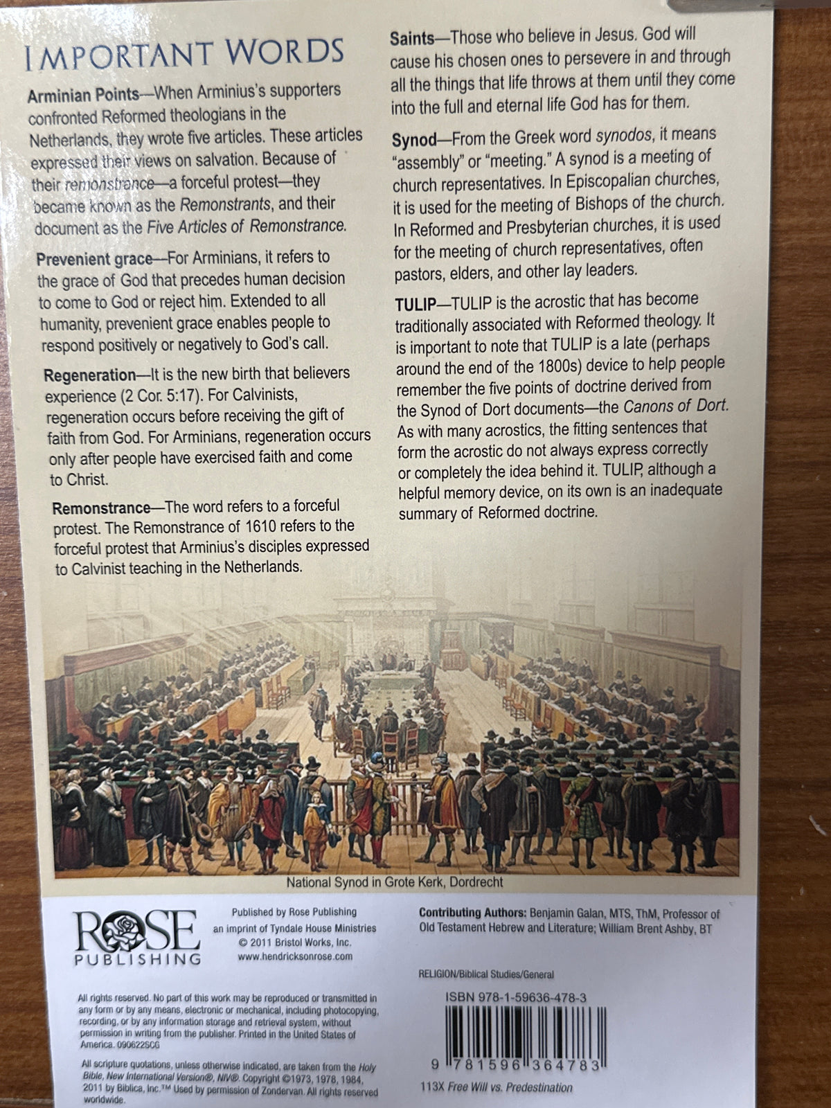 FREE WILL VS PREDEST PAMPHLET-4783