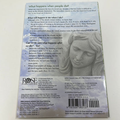 WHAT'S GREAT/HEAVEN PAMPHLET-3137